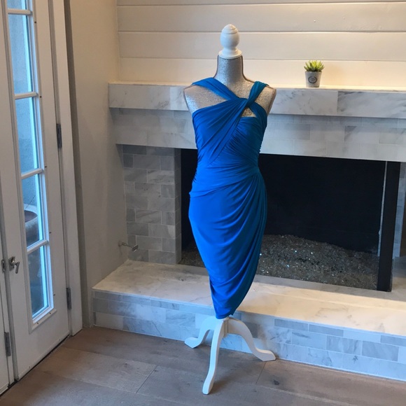 Tadashi Shoji Dresses & Skirts - Tadashi Shoji Draped & Ruched Evening Dress EUC!